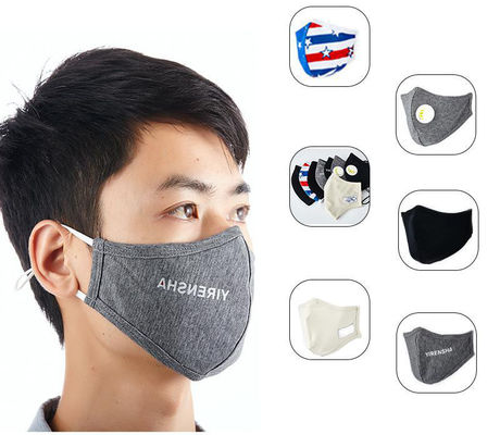 Zwarte Opnieuw te gebruiken Wasbare Katoenen van Koperion mask PM2.5 Volwassen Gezichtsmaskers