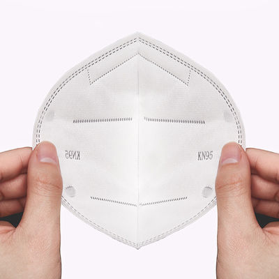 Wit Lijst Lichtgewicht Beschikbaar KN95 Masker 17.5x9.5cm KN95-het Masker van Ademhalingsapparaatearloop