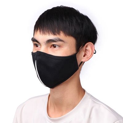 Masker van het het Antivirus het Opnieuw te gebruiken Wasbare Stof van ROHS, van het Katoenen het Gezichtsmasker Stofbewijs