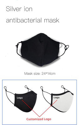 Het elastische Wasbare Koper Ion Mask van de Oorlijn/Opnieuw te gebruiken Zwart Koper Wasbaar Masker