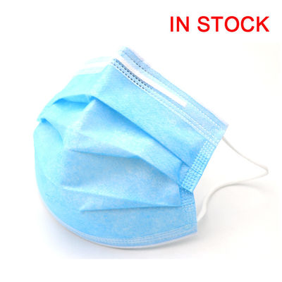Het blauwe Antimasker van het Virus3ply Gezicht, niet Geweven Beschikbare Masker95% Filter met Earloop