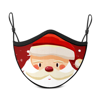 Het Gezichtsmasker van Kerstmiskinderen, Kleurrijk de Maskers100% Katoen van het Vakantiegezicht
