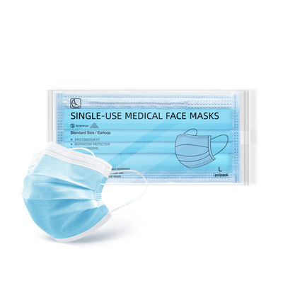 Het Beschikbare Medische Masker van het de Persoonlijke verzorginggezicht van Eco van het Masker Geurloze 3 Vouw van 99% BFE Vriendschappelijke