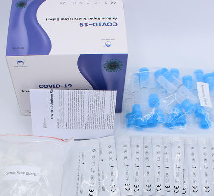 Snelle Kenmerkende covid-19 Antigeen Snelle Test Kit Disposable Oral Saliva
