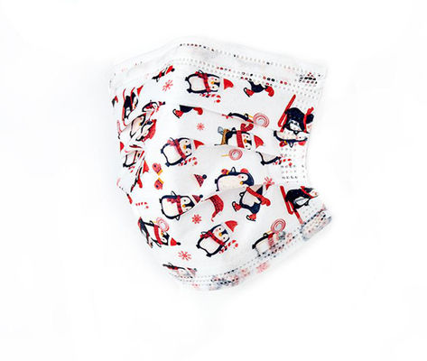 Het Masker van sneeuwmansanta claus reusable washable fashion fabric voor Jonge geitjesoem ODM