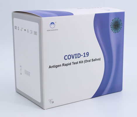 Mondelinge Speekseltest covid-19 de Uitrustings95% Gevoeligheid Één van de Antigeen Snelle Test Staptest